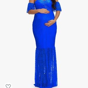 One time use, blue maternity dress for sale XL